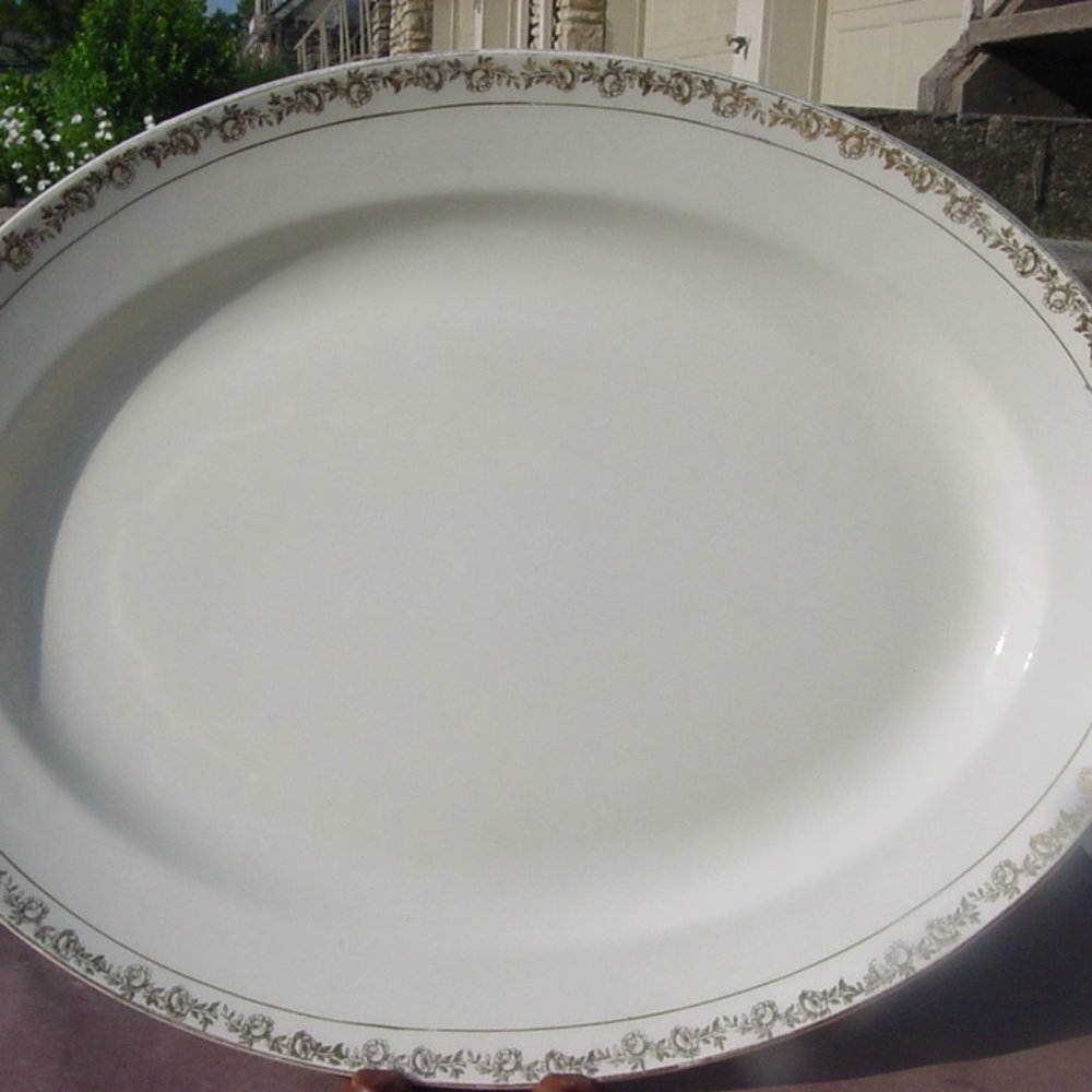 VINTAGE EDWIN M. KNOWLES LARGE PLATTER